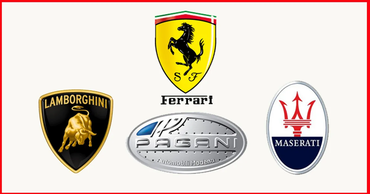 Brands of sports car