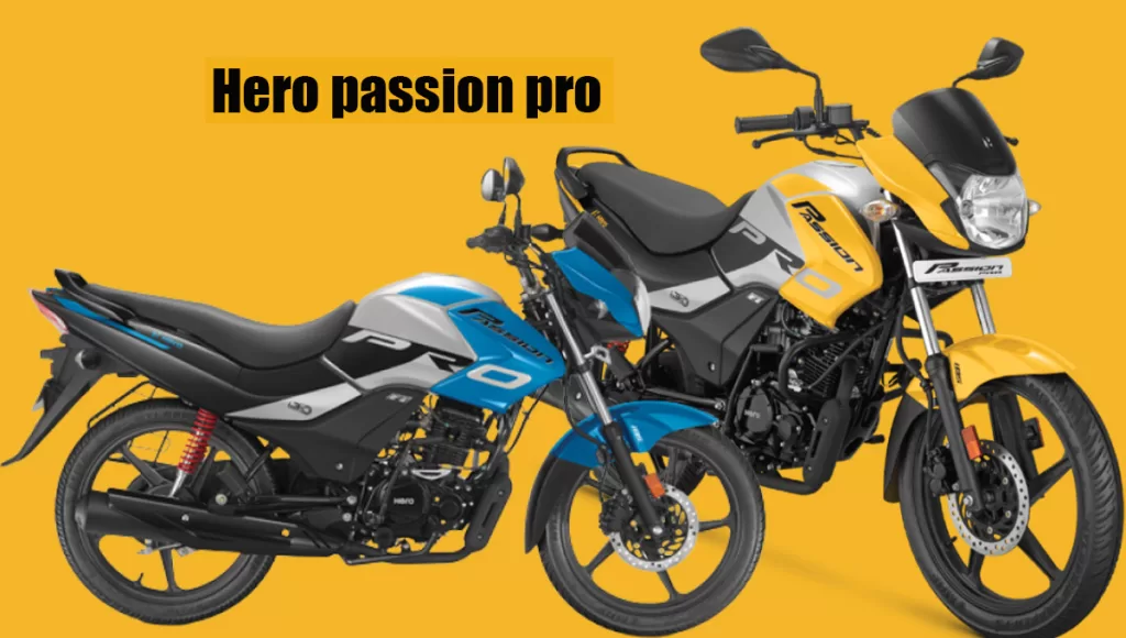 Hero passion pro ex showroom price
