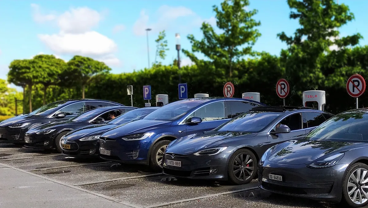 Used Tesla car