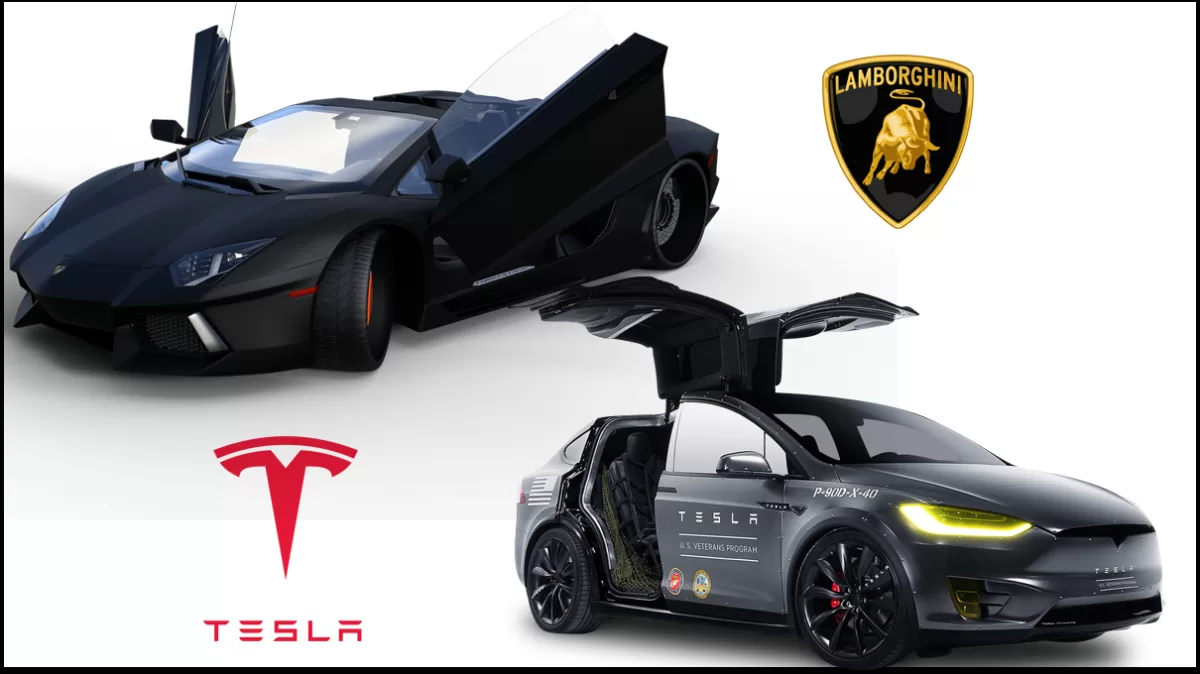 Lamborghini versus Tesla