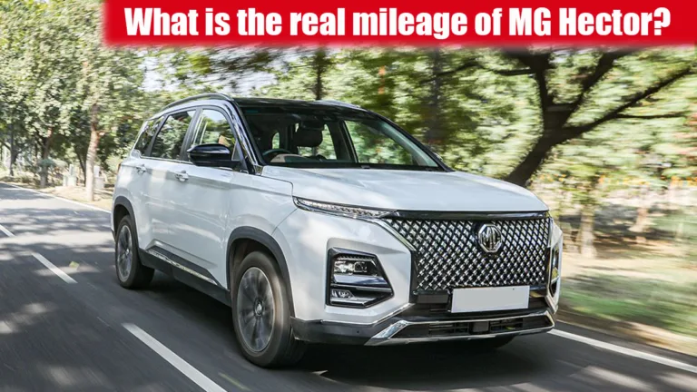 MG Hector mileage