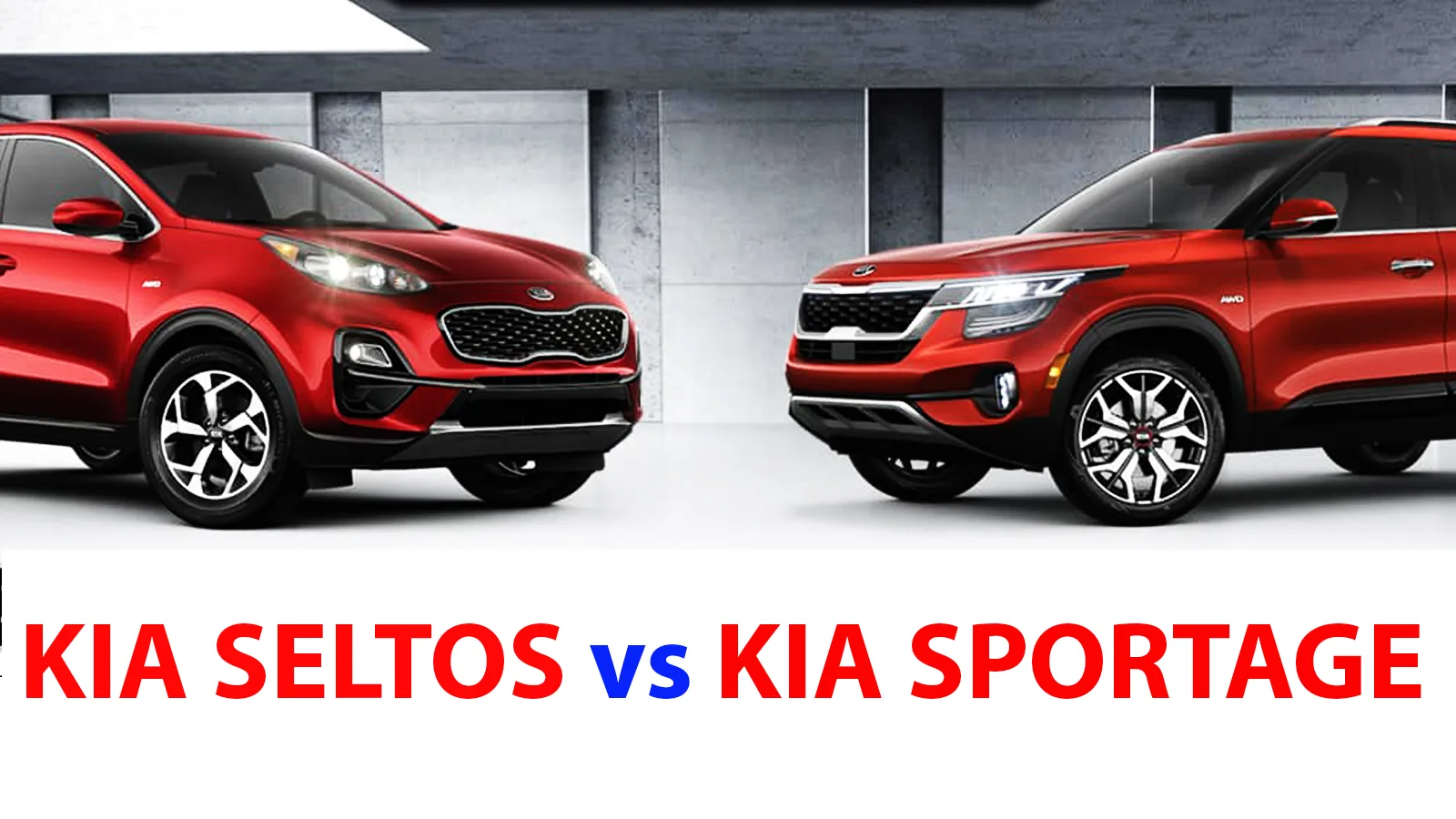 KIA Seltos Vs KIA Sportage