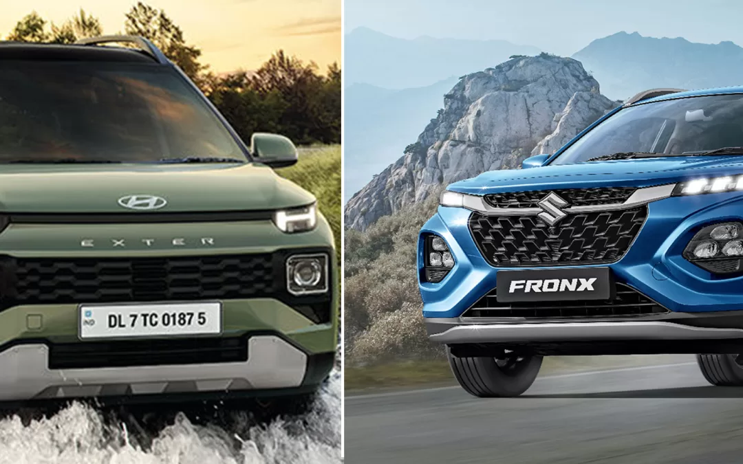 Maruti Suzuki Fronx CNG vs Hyundai Exter CNG
