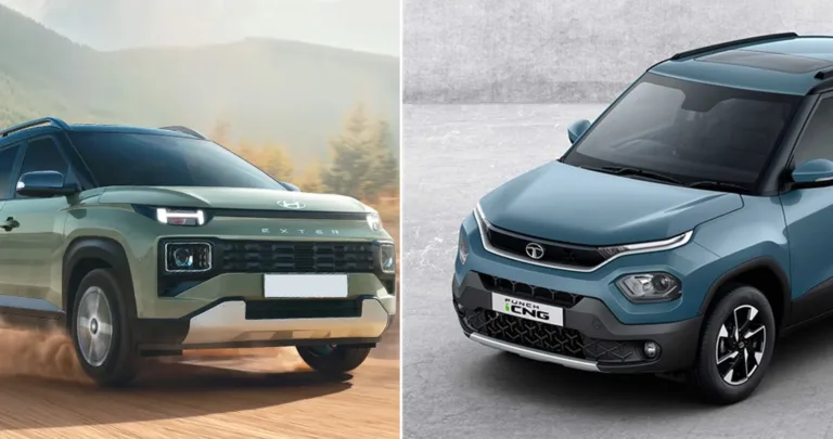 Tata Punch CNG vs Hyundai Exter CNG