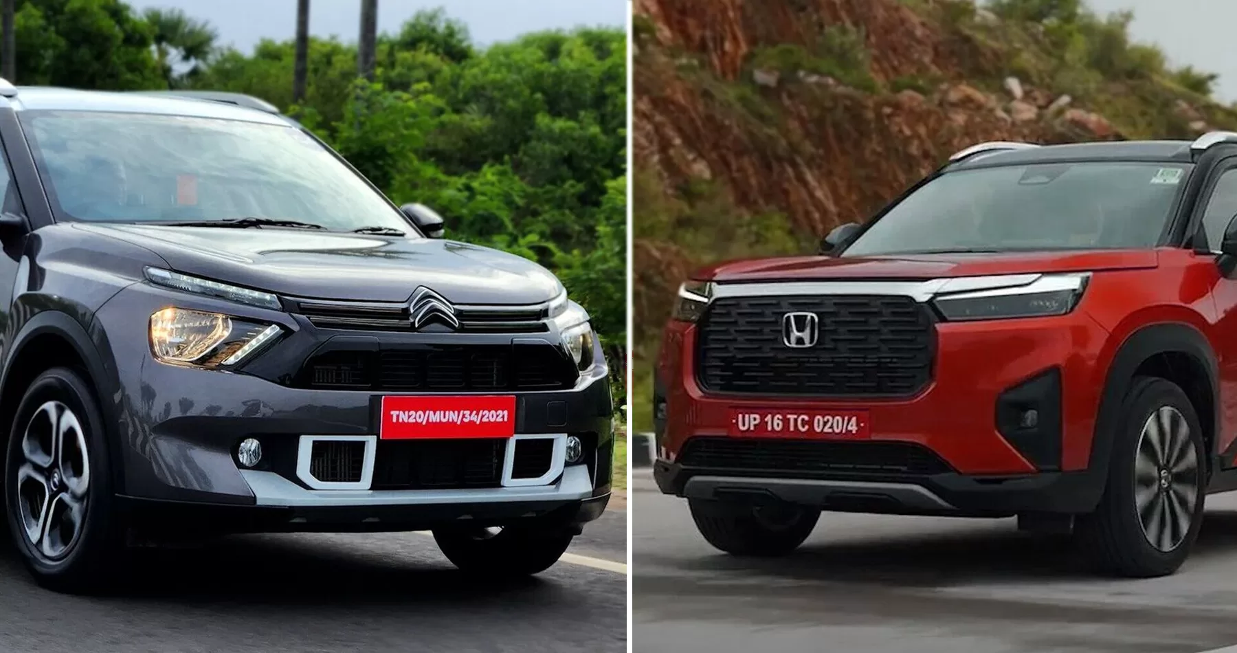 Honda Elevate vs Citroen C3 Aircross