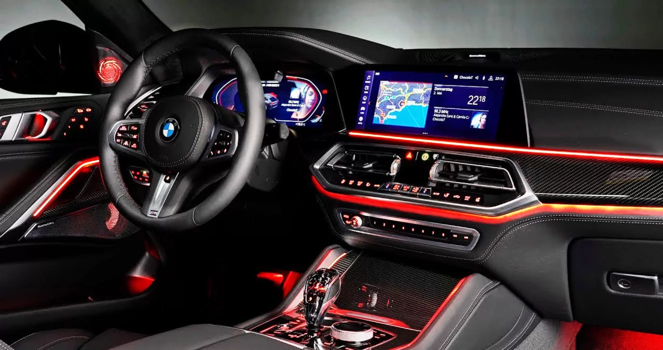 Interior of BMW x6