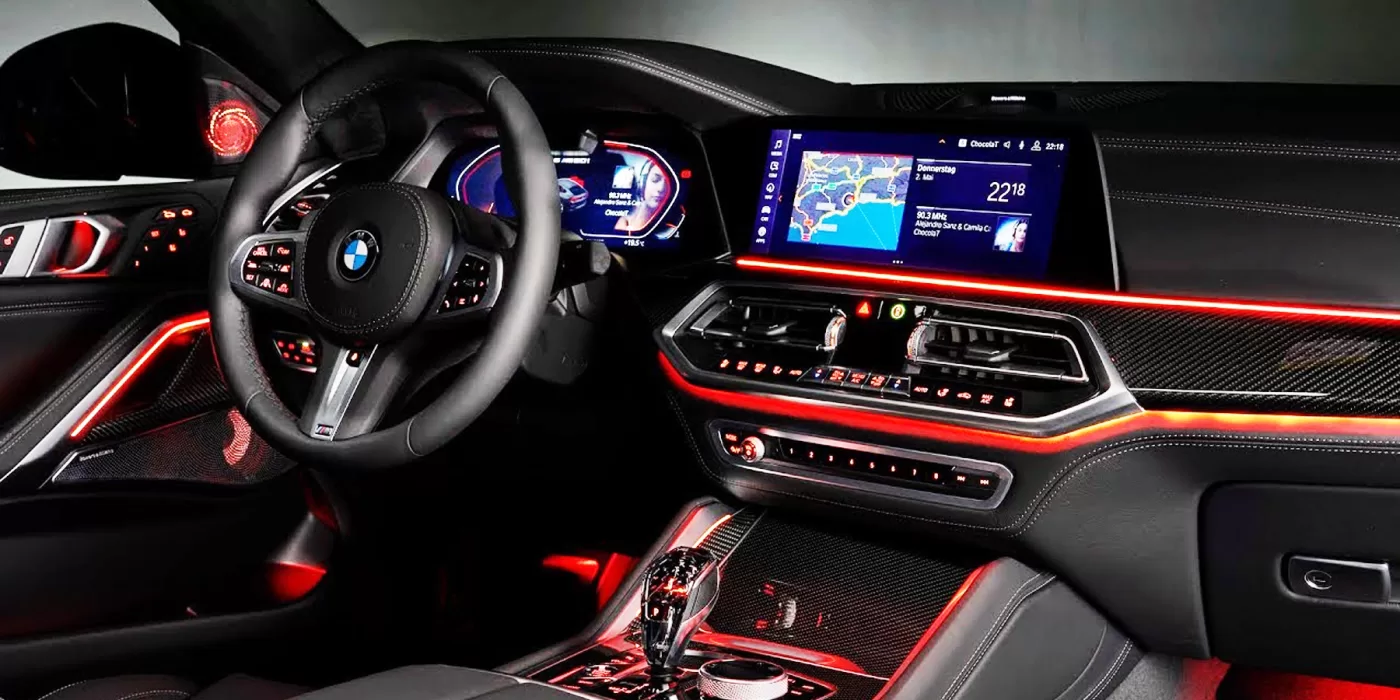 Interior of BMW x6