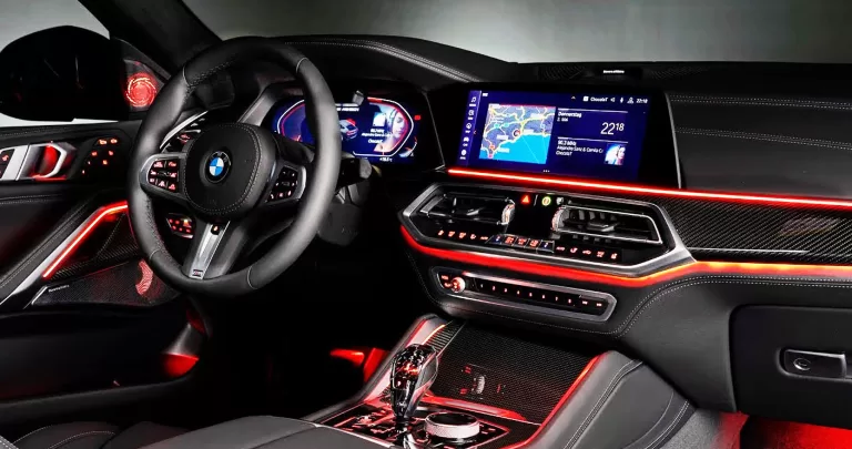 Interior of BMW x6