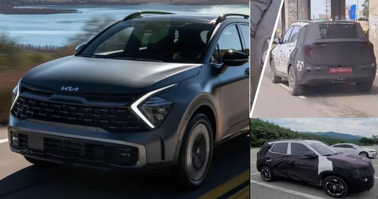 KIA Sonet Facelift Spied