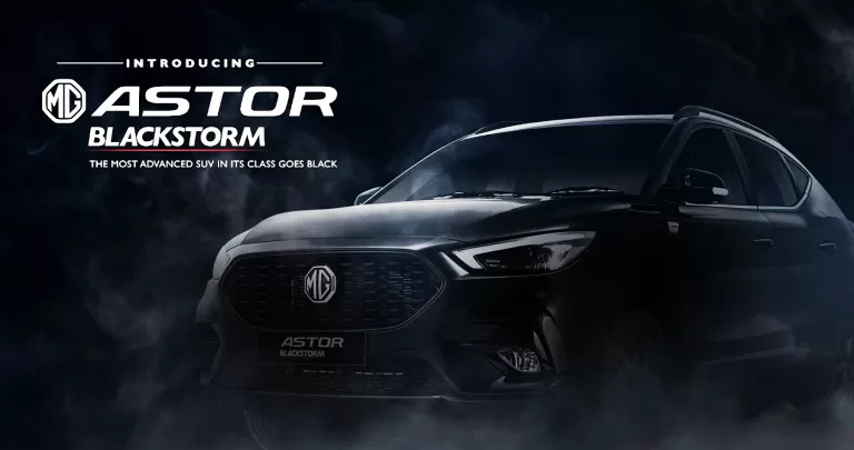 MG Astor Blackstorm Edition