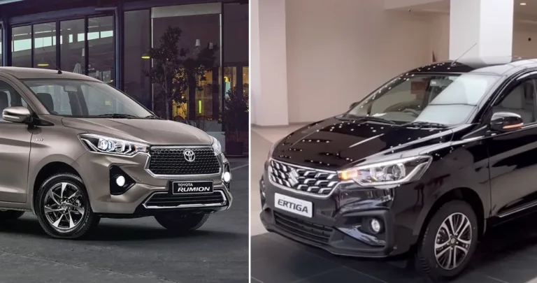 Toyota Rumion vs Maruti Suzuki Ertiga