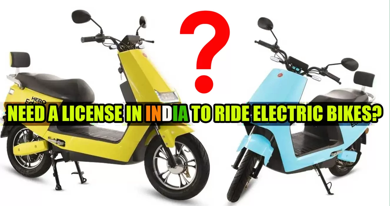 does electric bike need license in india