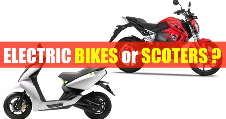 electric bike or scooter in india