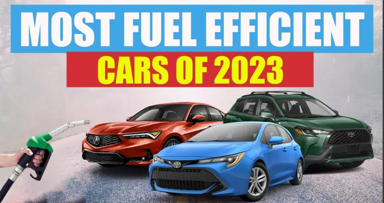 Most fuel efficient cars of 2023