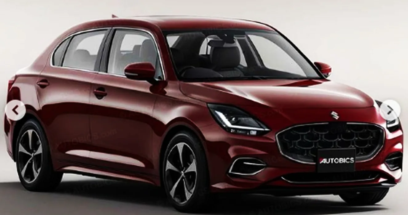 Swift Dzire 2024 Rendered
