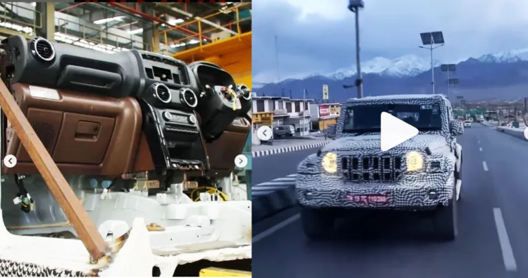 Thar 5-Door's Stylish interior leaked