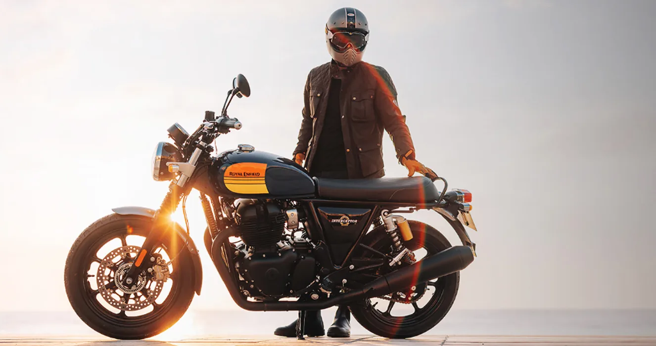 The Royal Enfield intercepted