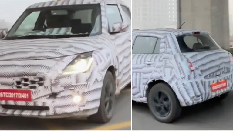 2024 Maruti Suzuki Swift Spied Again