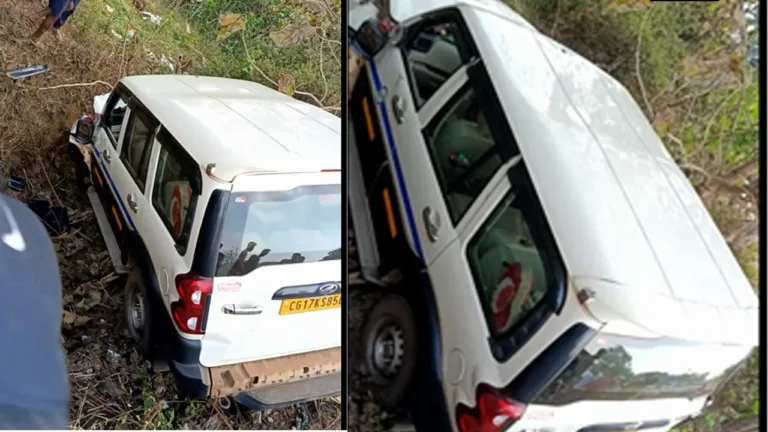 Bijapur Overtaking Scorpio vs. Bike Crash Video