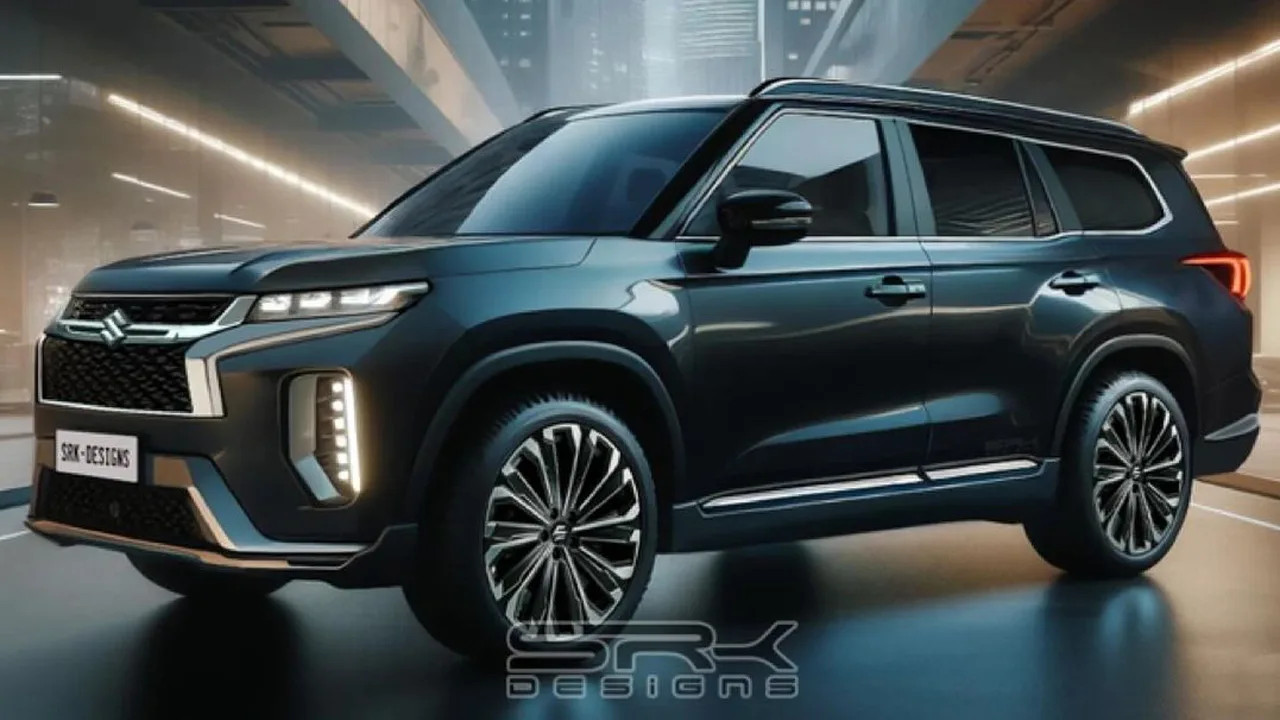 Maruti suzuki Grand Vitara 7 seater render Image