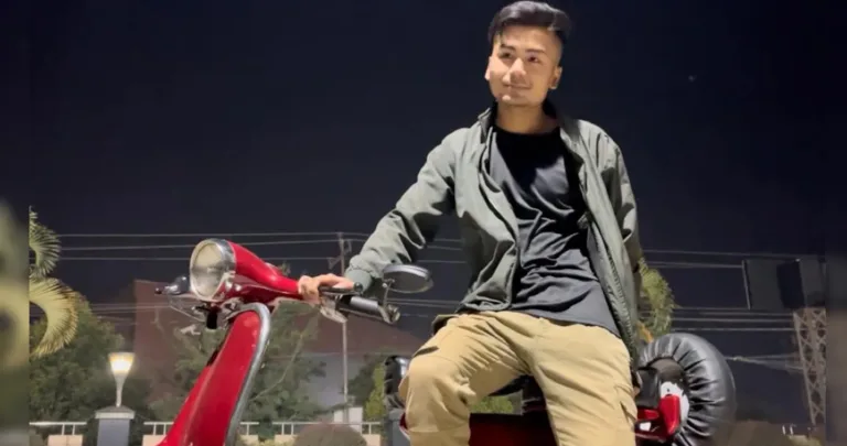 Student Transforms Vintage Scooter