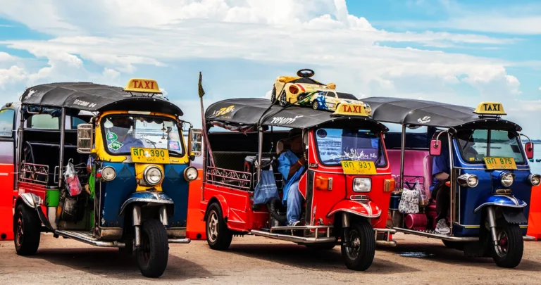 Which countries have auto-rickshaws