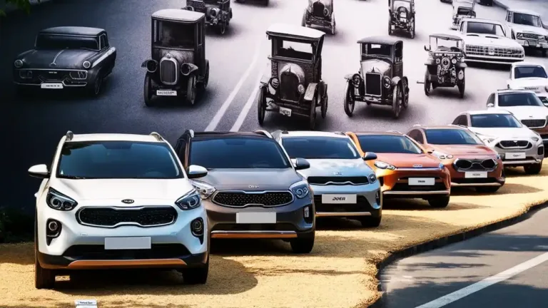 History of Kia cars