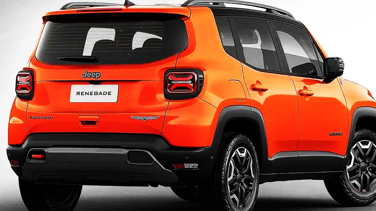 Jeep Renegade SUV Rear View