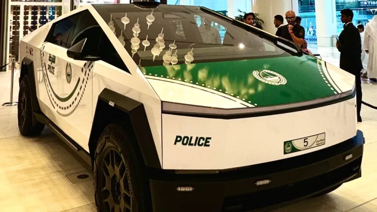 Tesla Cybertruck Dubai Police
