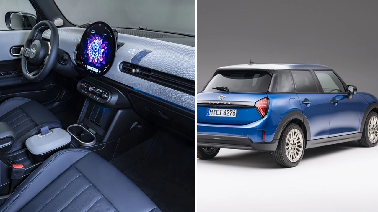 The 2025 Mini Cooper Rear and Interior