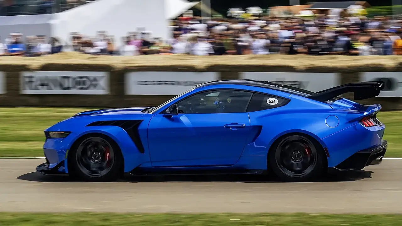 2025 Ford Mustang GTD Showcases New Indulgent Blue Color at Goodwood ...