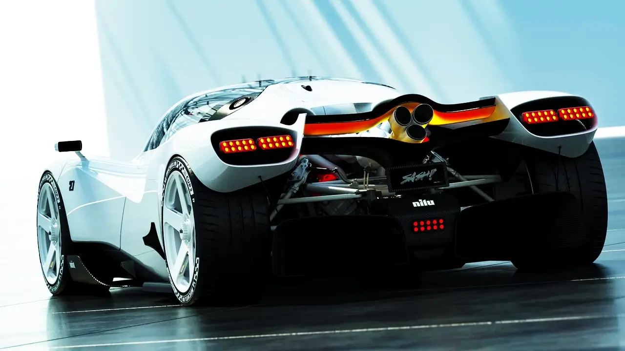 Nilu Hypercar Rear view