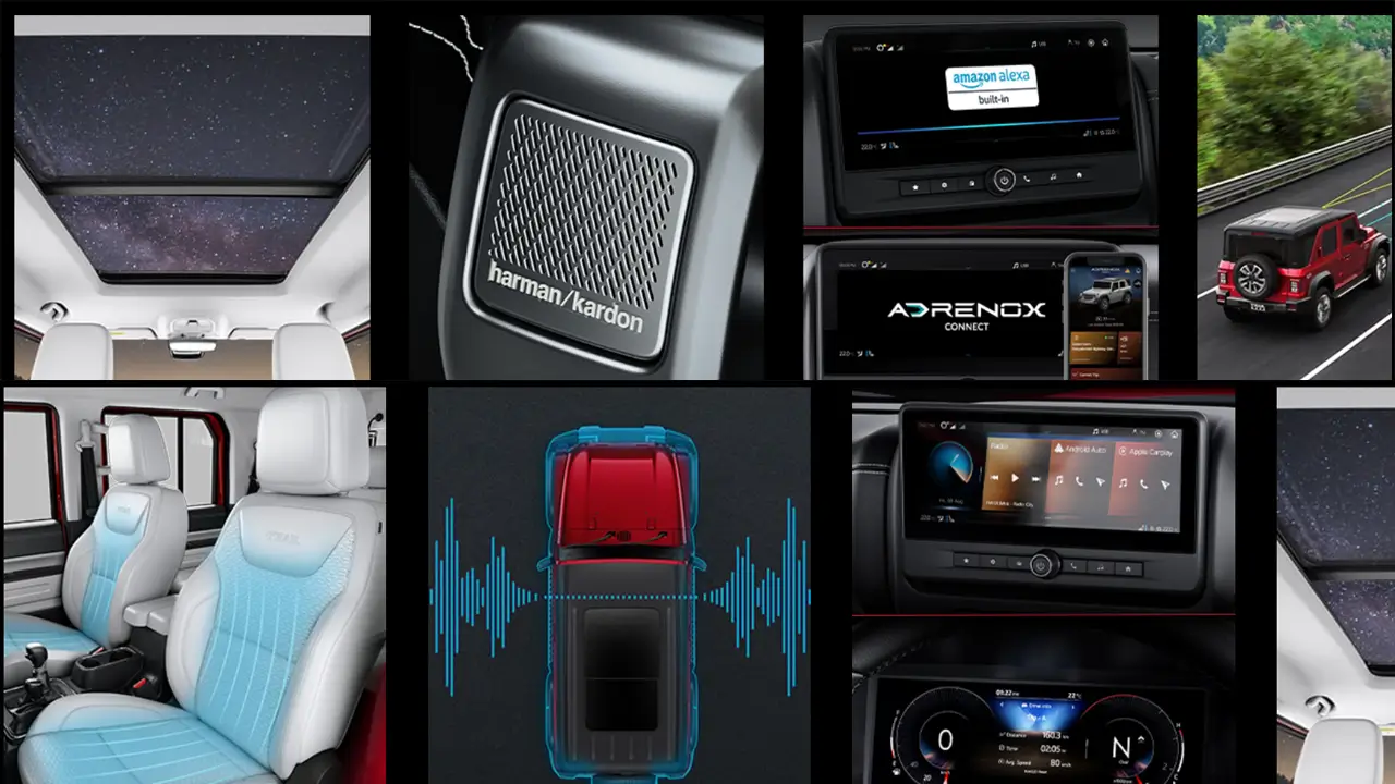 Mahindra Thar Roxx Interior and features