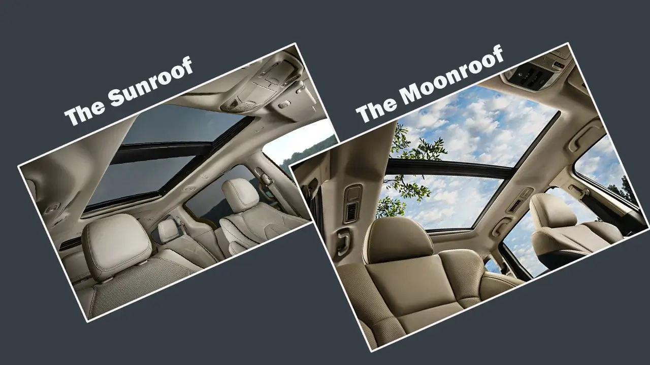 Sunroof vs Moonroof Images