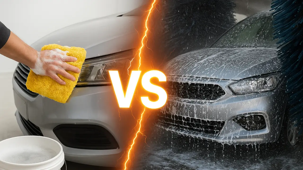 Hand Car Wash vs Machine Car Wash