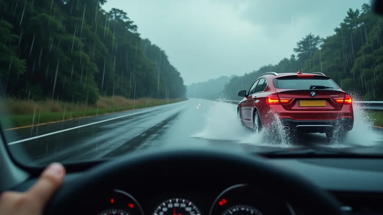 How to Handle Aquaplaning During Monsoons