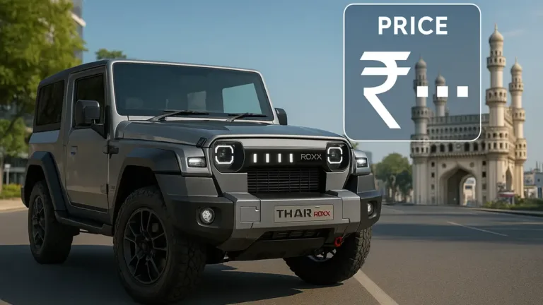 Mahindra Thar Roxx Price in Hyderabad