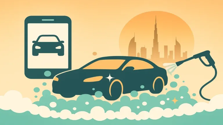 Mobile car wash services in Dubai