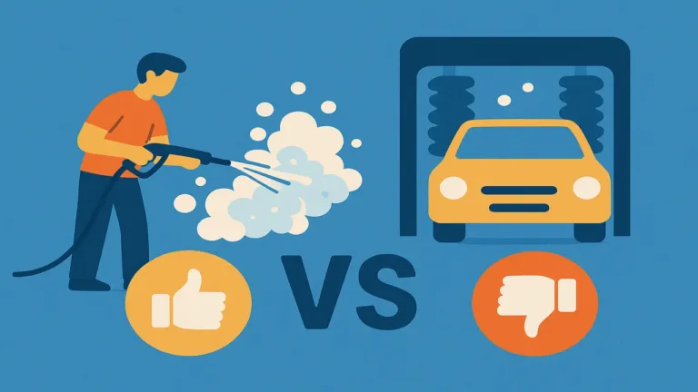 Self services vs. Automated car wash Pros and Cons