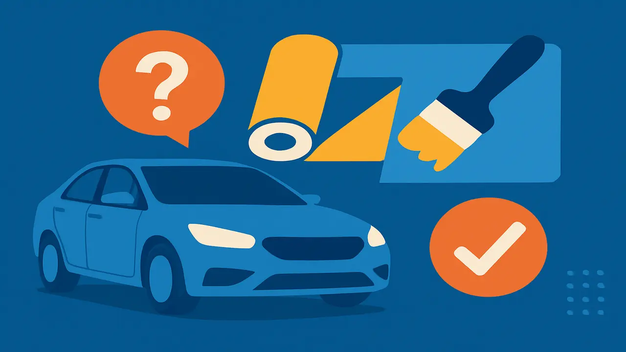 Should You Wrap or Paint Your Car