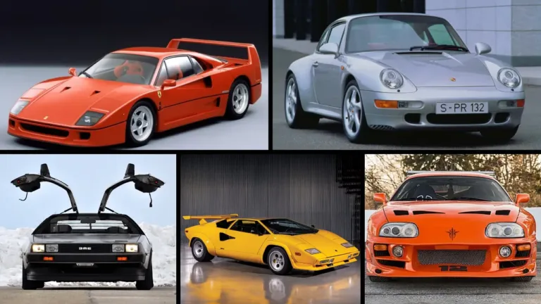 The Most Iconic Cars from the 80s and 90s