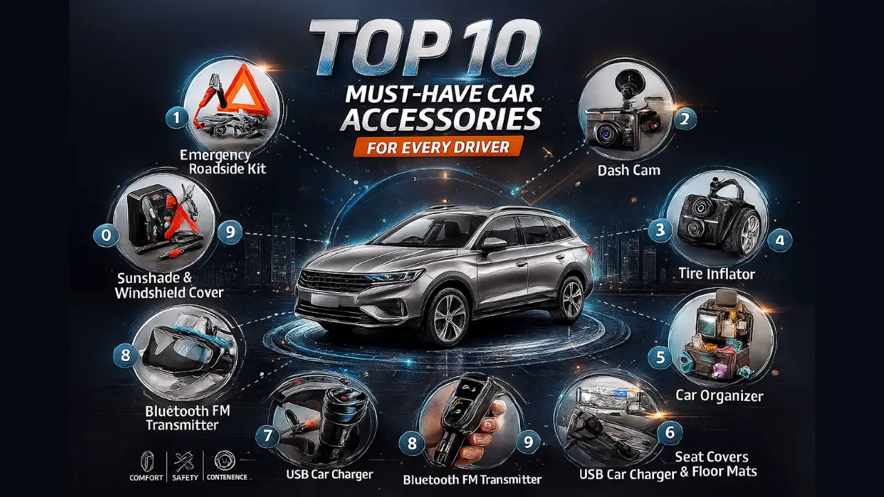 Top 10 Must-Have Car Accessories for Every Driver