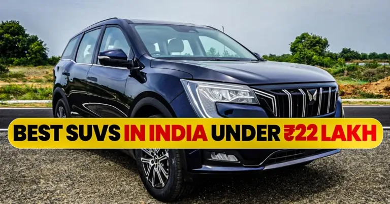 Best SUVs in India Under ₹22 Lakh